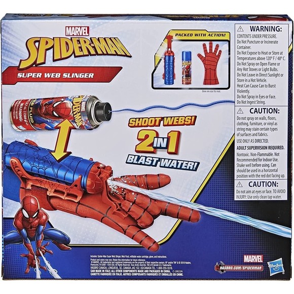 Spider-man Super Web Slinger Halloween Web Shooter, Marvel 2 in One - Picture 4 of 6